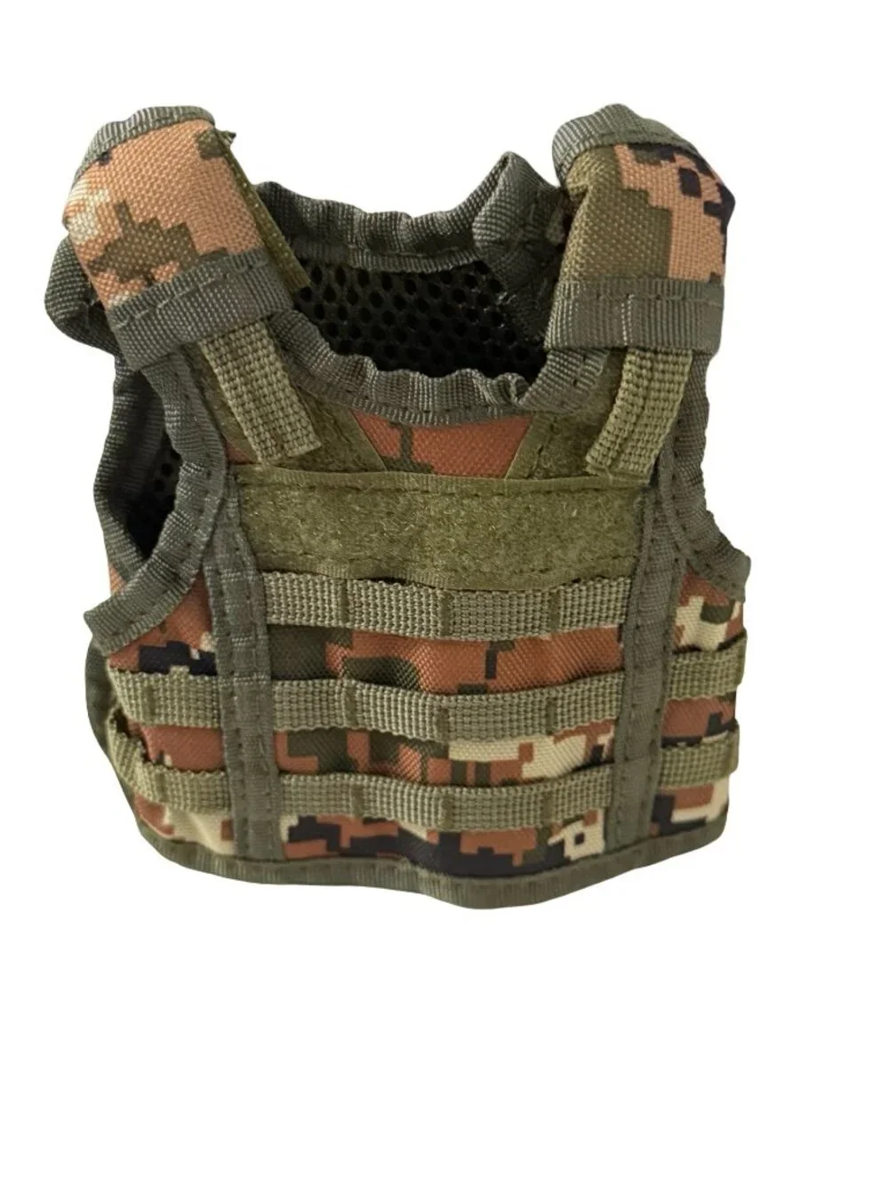 Mini Tactical Beer Bottle Vest MOLLE Camo Beverage Cozy Military Koozie
